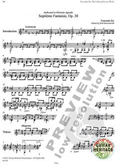 The Collected Works for Guitar 7 von Fernando Sor 