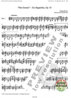 The Collected Works for Guitar 8 von Fernando Sor 