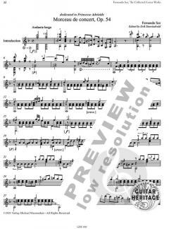 The Collected Works for Guitar 9 von Fernando Sor 