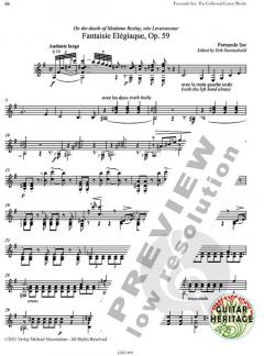 The Collected Works for Guitar 9 von Fernando Sor 