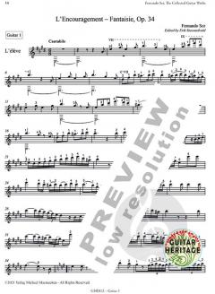 The Collected Works for Guitar 12 von Fernando Sor 