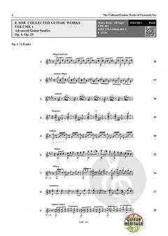 Thematic Index to the Edition von Fernando Sor 