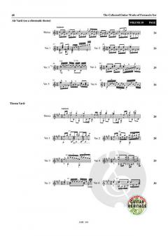 Thematic Index to the Edition von Fernando Sor 