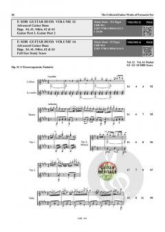 Thematic Index to the Edition von Fernando Sor 