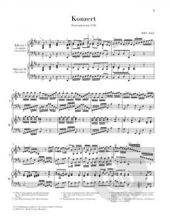 Cembalokonzert Nr. 3 D-dur BWV 1054 von Johann Sebastian Bach 