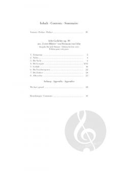 8 Gedichte op. 10 von Richard Strauss 