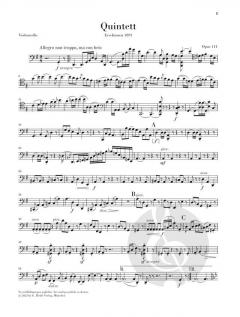 Streichquintett Nr. 2 G-dur op. 111 von Johannes Brahms im Alle Noten Shop kaufen (Stimmensatz)