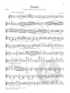 Violinsonaten von Johannes Brahms im Alle Noten Shop kaufen