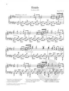 Etüde dis-moll op. 8 Nr. 12 von Alexander Skrjabin 