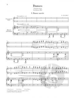 Danses von Claude Debussy 