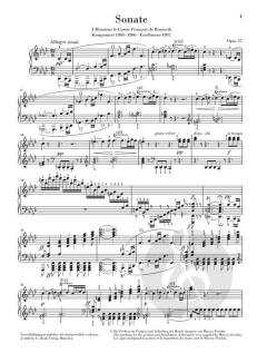 Klaviersonate Nr. 23 f-moll op. 57 von Ludwig van Beethoven im Alle Noten Shop kaufen