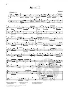 Französische Suite 3 h-moll BWV 814 von Johann Sebastian Bach 