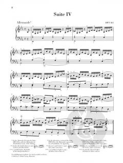 Französische Suite 4 Es-dur BWV 815 von Johann Sebastian Bach 