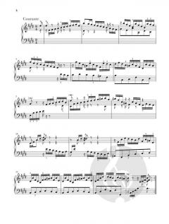 Französische Suite 6 E-dur BWV 817 von Johann Sebastian Bach 