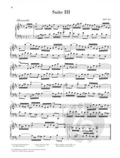 Französische Suite 3 h-moll BWV 814 von Johann Sebastian Bach 