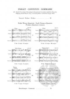 Die Streichquartette von Wolfgang Amadeus Mozart im Alle Noten Shop kaufen