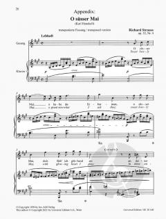 Fünf Lieder von Richard Strauss 