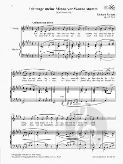 Fünf Lieder von Richard Strauss 