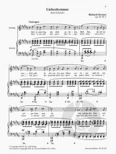 Fünf Lieder von Richard Strauss 