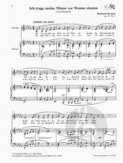 Fünf Lieder von Richard Strauss 