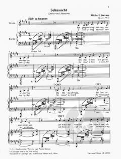 Fünf Lieder von Richard Strauss 