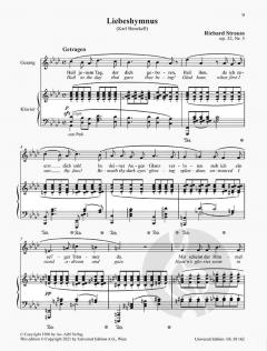 Fünf Lieder von Richard Strauss 