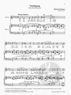 Drei Lieder von Richard Strauss 