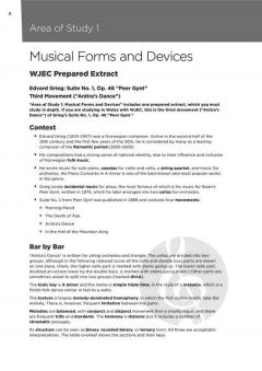 WJEC & Eduqas GCSE Music - Prepared Extracts Supplement 