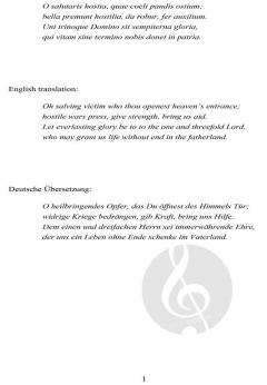 Orgelbegleitung zu 'O salutaris hostia' von Christoph Dalitz (Download) 