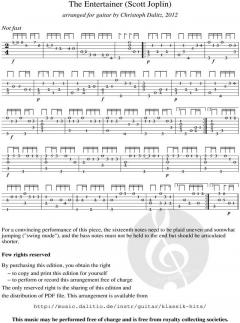 The Entertainer von Scott Joplin (Download) 