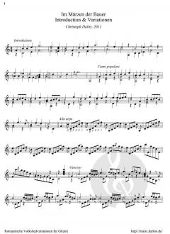 Romantische Volksliedvariation von Christoph Dalitz (Download) 