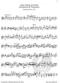 Romantische Volksliedvariation von Christoph Dalitz (Download) 