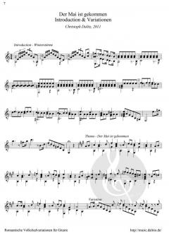 Romantische Volksliedvariation von Christoph Dalitz (Download) 