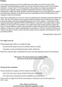 6 barocke Sonaten von Christoph Dalitz (Download) 