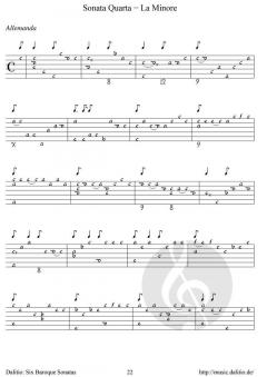 6 barocke Sonaten von Christoph Dalitz (Download) 