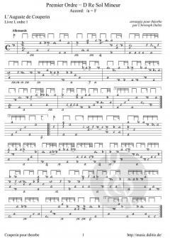 Couperin pour Théorbe von François Couperin (Download) 