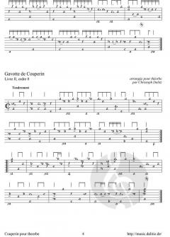Couperin pour Théorbe von François Couperin (Download) 