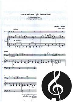 Jeanie with the light brown Hair von Stephen C. Foster 