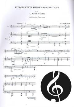 Introduction, Theme and Variations à la C.M. von Weber von Bela Kovacs 