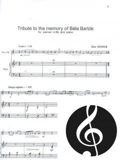 Tribute to the Memory of Béla Bartók von Bela Kovacs 