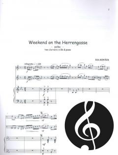 Weekend on the Herrengasse von Bela Kovacs 