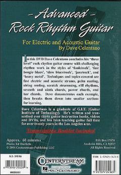Advanced Rock Rhythm Guitar von Dave Celentano 
