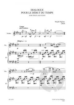 Dialogue pour le debut du temps von Brigida Migliore 