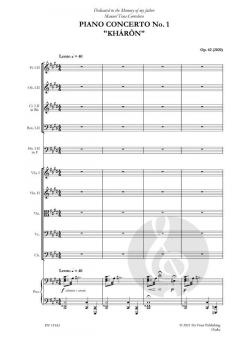 Piano Concerto 'Kharon' No. 1 op. 42 von Abraham Tena Manrique 