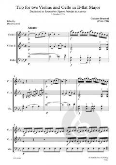 Trio in E-flat Major von Gaetano Brunetti 