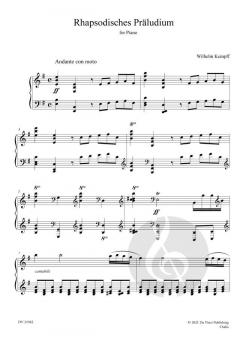 Rhapsodisches Präludium von Wilhelm Kempff 