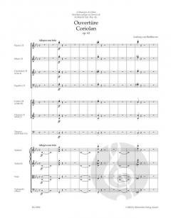 Ouvertüre 'Coriolan' op. 62 von Ludwig van Beethoven 
