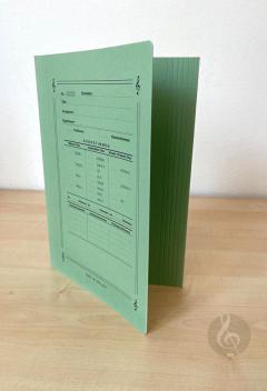 Notenumschlag - mit Stirn- und Seiten 