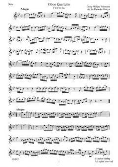 Quartett B-Dur TWV41:B6 von Georg Philipp Telemann 