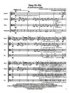Easy On Me von Adele Adkins 